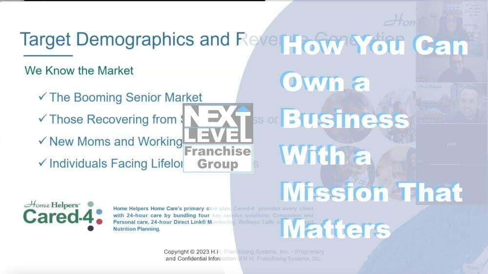 How You Can Own The Leading Senior Care Business With A Mission That Matters